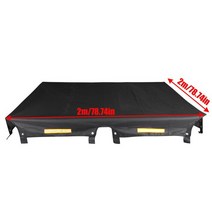 트렁크텐트 도킹텐트 차박 피크닉 쉘터 유니버설 방수 트럭 테일 커버 방진 픽업 캔버스, 2x2m