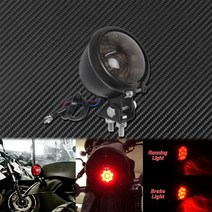 할리데이비슨 램프 후면 led 테일 라이트 카페 레이서 브레이크 러닝 미등 xl 호환품, led 테일 라이트 b