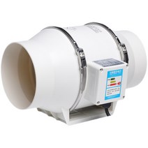 터보 사류 배기 팬 파이프 라인 야외 산업용 저소음, 8인치 인터페이스 200 플러그인 모델