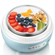 bear 청국장 만드는기계 만들기 발효기 청국장기계 제조기 요플레 그릭 수제 요거트 메이커, 스마트 3단 무분배 블루