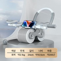 Vkkn 허리복근운동기계 에이비킹복근 허리복근운동기계 ab킹복근운동 운동기구롤링 ab슬라이드, 그레이