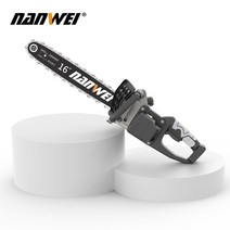 NANWEI 충전식 대용량 리튬 배터리 야외 벌목 및 과수원 가지치기 산업용 체인 톱 16 인치, 01 Without battery
