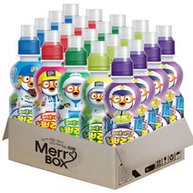 뽀로로 음료 20개 5가지맛 {밀크4개+딸기4개+블루베리4개+샤인머스캣4개+사과4개}, 뽀로로20개