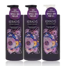 케라시스 엘레강스 앰버 퍼퓸 샴푸+린스/3개/총1800ml