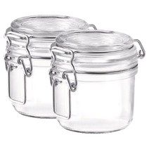 Bormioli Rocco 보르미올리 로코 Fido Terrina 보존 병 200ml (Made in 이탈리아) 2개