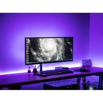 미램프 16색 RGB LED 붙이는 무드라이트 PC방 감성 간접 조명 무드등, 1.0m