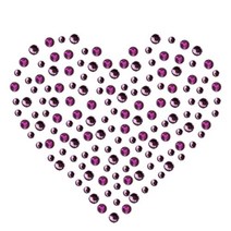 아트박스/이쁨 의류리폼 핫픽스 모티브 heart-003, 상세페이지 참조, 상품선택_Light Purple