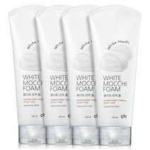 C2Y 모찌 폼클렌징 220mlX4개 클렌징 폼, 화이트4개