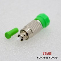 10PCS FC / APC Male Female Single Mode SM Fiber Attenuator Connector Fixed Type value 0-30db Optiona, 13 13dB_01 라인 커넥터