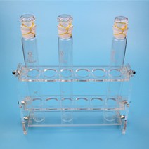규격선택 조립식 시험관대 비색관 유리 원두 진열대 유리관, E 비색관 50ml 6개입