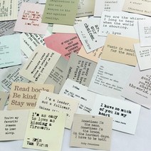 레트로 타자기 타자기 글꼴 레트로 유명인 인용 그래피티 스티커 DIY 스크랩북 콜라주 모바일 일기 선물, 01 60pcs 1bag