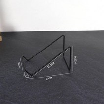 전화기 받침대 병원용 사무용 빈티지 데스크테리어, 단일사이즈, 작은 사이즈 블랙