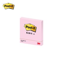 3M 포스트잇 정사각 중간형 654, 러블리핑크, 1개