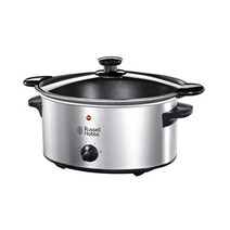 Russell Hobbs 슬로우쿠커 스테인리스 찜기 전기냄비 멀티 주방용품 타이머 216804