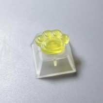 고양이뱔 별모양 투명 클리어 포인트키캡 기계식 키보드, 없음, 없음, 24.no17