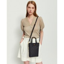 헤지스 블랙 로고패턴 가죽 토트백 WIBA2E148BK 219309