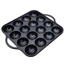 이지쿠커 타코야키팬 16구, 24 × 19.5 cm, 10개