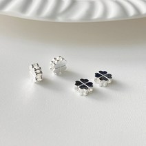[DP3-101] 실버 펜던트 통과형 네잎 클로버 은 참 팔찌 목걸이 만들기 DIY silver 925