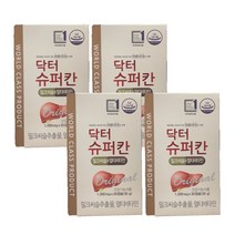 [메가마트]닥터 슈퍼칸 4개월 세트+전용쇼핑백 1 000mg*30cap*4(120일분), 1개