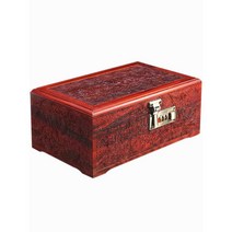 올템블리 사주단자 혼서지 예단함 선물 옻칠 수납함, 큰 잠비아 혈액 백단향