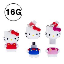제이스토어 / 헬로키티 피규어OTG 3D USB16G, 파랑