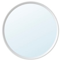 이케아 HANGIG 작은 원형 거울, 색상:화이트