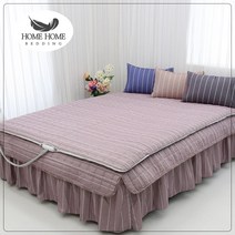 티보 온수 전기 장판 탄소 카본 매트커버, 브라운