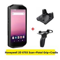 북스캐너 책스캔 안드로이드 9.0 GMS 4G 휴대용 LTE NFC RFID 리더 데이터 터미널 PDA 2D 레이저 바코드, 08 Honey CradlePistol_02 UK