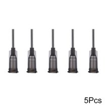 납땜 대용 접착제 도전성 에폭시 본드 스테인레스 스틸 디스펜스 주사기 바늘 주석 솔더, 검은색