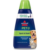 비쎌 반려동물 오염 습식 청소기용 세제 946ml Bissell 74R7 Pet Spot & Stain & Odor, 1세트 946ml