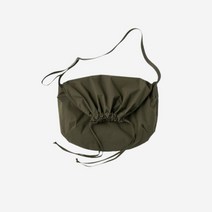 유니클로 U 드로우스트링 숄더백 올리브 Uniqlo U Drawstring Shoulder Bag Olive