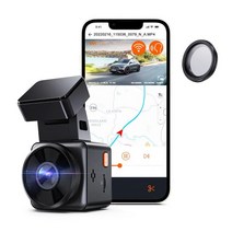 Vantue E1 Lite 미니 프론트 카 DVR GPS 무료 앱 음성 제어 대시 캠 24 시간 주차 모드 루프 녹음 모션, 01 E1 Lite Plus CPL