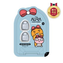 아우라 리틀카카오 차량용 통풍구 방향제 라이언 기획 리필 4mLx2 플라워바이플로라, 없음