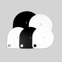 케이크 원형 받침, 블랙, 1개