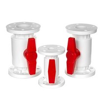 후렌지 플라스틱 볼밸브 테프론(화학약품) 산토(물처리) (15A~100A), 선택01. 테프론(화학약품), 선택08. 80A, 1개