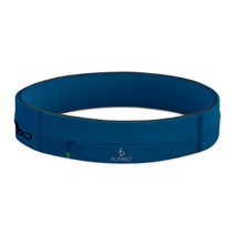 FlipBelt 러닝 & 피트니스 운동 벨트 아쿠아 스몰, Medium, Midnight Blue