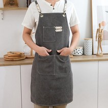 5색 1개 컨버스앞치마 캠핑용앞치마 꽃꽂이앞치마 공방 작업용 화가앞치마 미대앞치마, 패브릭앞치마브라운