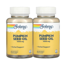 솔라레이 쿠쿠르비트종자유 호박씨 오일 cucurbita pepo 1000 mg 90정 1+1, 2개