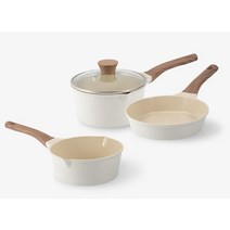 포시즌 미니멀라이프 항균코팅 세라믹 냄비 4종세트 선물 인덕션 냄비세트, 항균냄비세트 16cm (인덕션 X ) 핑크