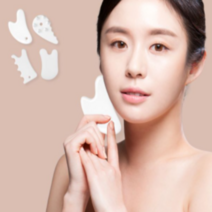 승모근괄사 도자기 두피 바디 지압 림프절 괄사 마사지, ZJ-TC004