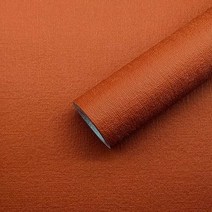 쿠셔니 셀프시공 붙이는 실크 단열 벽지 2.5m, 레드오렌지