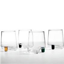 자페라노 글라스 감바 데 베로 컬렉션 컬러 텀블러, 블루