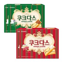 하객 대절 버스 간식 쿠크다스289g 화이트2팩+커피2팩