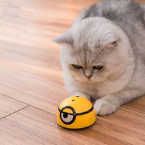 Garrl 미니언즈 캣츠볼 전동 적외선감지 레이저 고양이 강아지 스마트 장난감 반려동물용품, 1개
