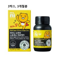 마이니 스트레스 영양제 홍경천 로디올라 추출물 코르티솔 해소 케어 완화제 스트레스해소법, 3통, 1통당 60정