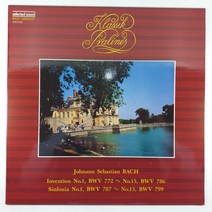 (중고LP) 바하 BACH INVENTIONS 1번 - 15번. SINFONIA 1번 - 13번 쳄발로 연주 크리스티안 자코트 (자켓 음반 상태 AA)