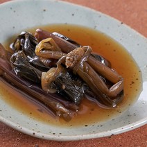 평창애 강원도 평창산 나물 장아찌 명이 삼잎 방풍나물 왕 질경이 파프리카잎 나물장아찌, 왕질경이 장아찌 300g