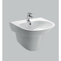 이누스 INUS IL931E 반다리 라운드 사각 세면대 대형세면기(일체형) 부속미포함