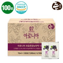 [즙쟁이] 아로니아즙 대용량 100포 실속구성 아로니아 주스 아로니아 원액 아로니아 액기스