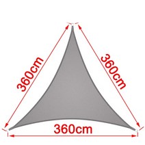 캠핑 타프쉘 쉘터 텐트 원터치 차량용 스크린 타프 회색 300 방수 그늘 자외선 차단 천막 초경량 정원 수영장 천막 그늘 항해 천막, 회색 360x360x360cm